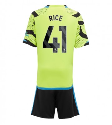 Arsenal Declan Rice #41 Replika Babytøj Udebanesæt Børn 2023-24 Kortærmet (+ Korte bukser)